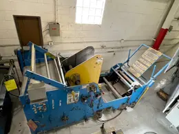 8000 Lbs. ROWE Coil Cradle, 20" Max Coil Width, 60" max O.D., powered payout