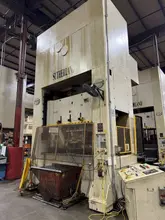 300 TON SUTHERLAND SP2-D-30096-48-16  STRAIGHT SIDE DOUBLE CRANK 5 PRESS TANDEM LINE. STOCK # 1225524