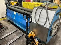 80" X 10 GA HELLER HYDRAULIC 3 ROLL DOUBLE PINCH PLATE ROLL STOCK #3091