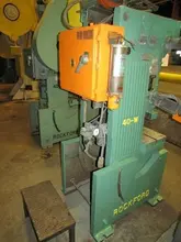 40 TON ROCKFORD MODEL #40-W OPEN BACK INCLINABLE SINGLE CRANK PRESS