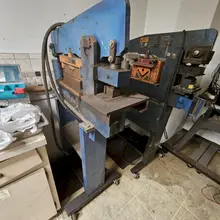 45 TON METALPRO MODEL 4500 FS TANDEM IRONWORKER SET. STOCK # 0560725.