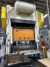 600 TON BLOW SE2-600-96-48 STRAIGHT SIDE DOUBLE CRANK PRESS. STOCK # 0336324