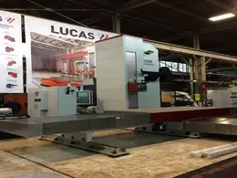 (Reman.) Lucas Model 40T1210 CNC Table Type Horizontal Boring Mill, w new WFT 13 Headstock