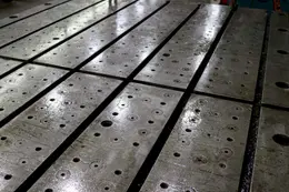 139' X 84' X 8' T-SLOTTED BOLSTER PLATE: STOCK #72892