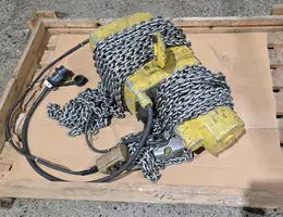 YALE KEL2-10TH71/2S 2 TON ELECTRIC CHAIN HOIST 10FT LIFT USED