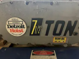 Detroit 7.5 ton electric hoist s/n 163857 with remote controls