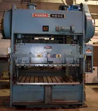 150 Ton Niagara Straight Side Press, Model PN-150-84-42, 6" STR, 16" SH, 84"LR x 42"FB BA, 20" WDO, 30-60 SPM, 1987