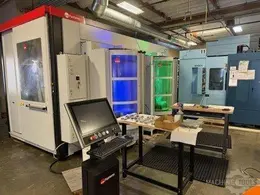 Matsuura H-Plus 405 PC 2 with G-Tech 301 Control, 12K RPM, X,Y,Z 25.984", 15.74" Pallets, BT40 Taper, 4axis, 240 ATC, Scales, MMU High Speed, Probe, Fastems 12 Pallet, 30HP, New 2017