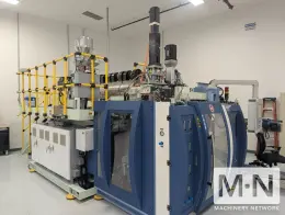 FONG KEE MODEL EHB 65T03SS ELECTRIC EXTRUSION BLOW MOLDING MACHINE MFG 2022