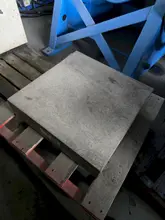 18" X 18" STARRETT GRANITE SURFACE PLATE STOCK# 0652526