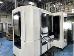 DMG Mori NHX5000 CNC Horizontal Machining Center with Pallet Changer, High Pressure Thru-Spindle Coolant, 60 Station Tool Changer,  15,000 RPM Spindle