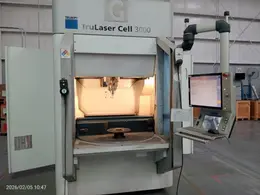 2000 Watt Trumpf TruLaser Cell 3000 3D Fiber Laser, 2017 – 5-Axis, Rotary Table, Dust Collector, 2 of 2