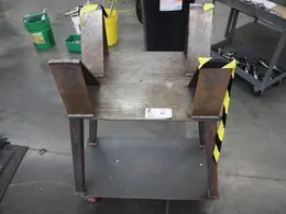 Metal Cart with Casters- Auction Item