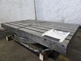 36" X 60" LUCAS AIR LIFT ROTARY TABLE. STOCK # 0756026