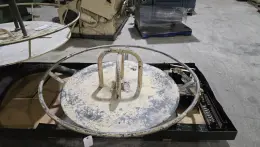 62" Turn table and wire stand