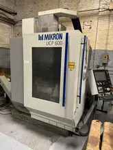 MIKRON MODEL #UCP600 CNC 4 AXIS MACHINING CENTER: STOCK #22410