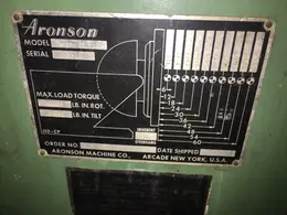 3000 LB ARONSON WELDING POSITIONER: STOCK #67801