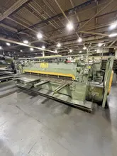 12' X 3/8" WYSONG MODEL #1238 MECHANICAL POWER SQUARING SHEAR : YOBRO #26002