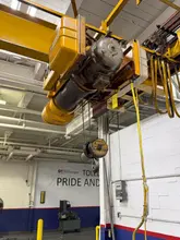 5 TON WRIGHT SINGLE GIRDER POWERED CRANE HOIST &amp; POWERED TROLLEY: YOBRO #25381