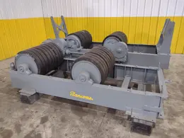 120 TON (240,000 LBS) RANSOME PANDJIRIS POWERED TANK TURNING ROLLS, POWER &amp; IDLER: STOCK #23143