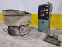 24 FT X 72" SWECO MODEL #FMD-24LR ROTARY BOWL VIBRATORY PARTS DEBURRING FINISHER: STOCK #20082