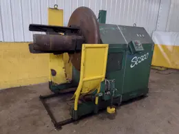10,000 LB X 30" SESCO MODEL 55-387 MOTORIZED COIL REEL UNCOILER: STOCK #18543