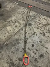 (8) SETS OF GREATBEAR 5/16 "X 7'  DOUBLE LEG LIFTING CHAINS: STOCK #79201