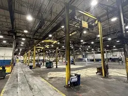 3 TON X 14' WIDE X 130' LONG MPH/BUDGIT OVERHEAD FREE STANDING BRIDGE CRANE