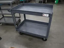 Metal Tool Cart, 2 Shelves- Auction Item
