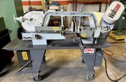 10" x 16" Wellsaw Horizontal Band Saw 1016, 50-275 FPM, 1" Blade, Coolant, Reconditioned