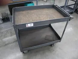 Metal Tool Cart 40" x 25" x 33", 2 Shelves- Auction Item