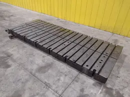 120" X 48" X 6" T-SLOTTED PRESS BOLSTER PLATE: STOCK #22522