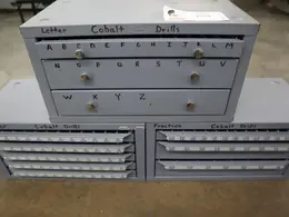 Huot Cobalt Drill Indexes (3pcs), Letter, Number, Fractional with Contents of Drills- Auction Item