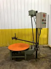 3,500 LB X 40" DYNAMIC FEEDS MODEL #PH-1000 MOTORIZED PALLET TYPE HORIZONTAL COIL REEL DECOILER: STOCK #17300