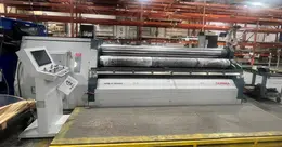 3/8" X 10" DURMA MODEL HRB-4 32260 4-ROLL CNC PLATE ROLL