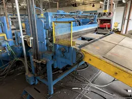 72" X .250" WEAN-UNITED HYDRAULIC CROP SHEAR WITH PEELER TABLE. STOCK # 0771326