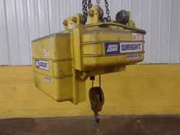 2000 LBS X 36' LIFT ACCO WRIGHT POWERED CABLE HOIST WITH POWERED TROLLEY : STOCK #14984