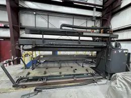 144" BANDCROFT LINEAR SUB-ACR SEAM WELDER WITH AC1200 IDEALARC LINCOLN WELDER. STOCK # 0980926