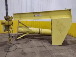 5 TON x 8' x 10' JIB ARM CRANE W/ 3 TON YALE HOIST: YOBRO #24982