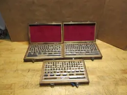 Generic Gauge Block Set (3) .050" - 4" Almost Complete - In Case- Auction Item