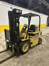 4,500 LB 1995 DAEWOO MODEL #G25S-2 PNEUMATIC TIRE LP FORKLIFT: STOCK #20235