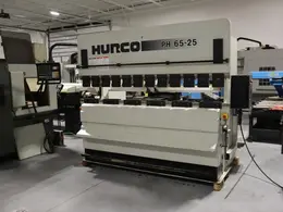 Hurco PA65-25 CNC Hydraulic Press Brake, 71 Ton x 98", Hurco AutoBend 7 Control and Back Gauge, Large Assortment of Dies