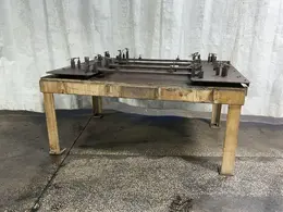 71” X 92” METAL TABLE