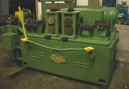 USED 6"(152mm) x 3 1/2"(89mm) TISHKEN STR-30-002-HWA WIRE FLATTENING &amp; CUTOFF