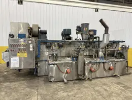 24" WIDE BELT CAE RANSOHOFF 4-STAGE STAINLESS STEEL BELT CONVEYOR PARTS WASHER &amp; RUST INHIBITOR. STOCK # 0545226
