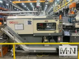200 TON 3.4 OZ  X 2.3 OZ NISSEI MODEL DC200 2-COLOR INJECTION MOLDING MACHINE MFG 2004