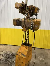 10,000 LB (5 TON) HARRINGTON MOTORIZED CHAIN HOIST W/ POWER TROLLEY: STOCK #19954