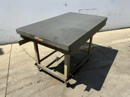 60" X 36" CHALLENGE BLACK GRANITE SURFACE PLATE WITH STAND: STOCK #81469