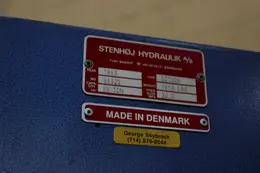 66 TON STENHOJ HYDRAULIC H FRAME PRESS: STOCK #73108