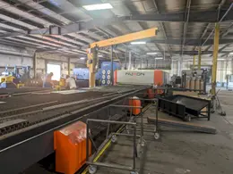 4000 Watt Nukon NF Pro 25120 Fiber Laser, 2016 – 8′ x 40′ Table, YLS Power Source, Chiller, Dust Collector